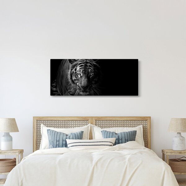 Tablou - Tigru sălbatic (120x50 cm)