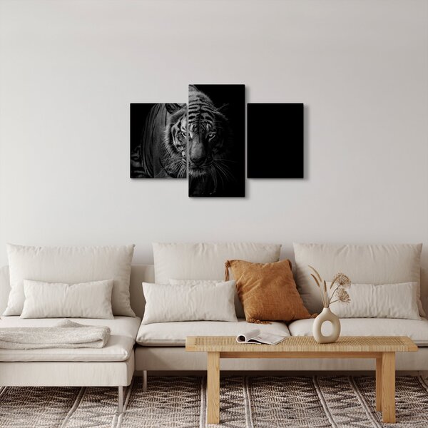 Tablou - Tigru sălbatic (90x60 cm)
