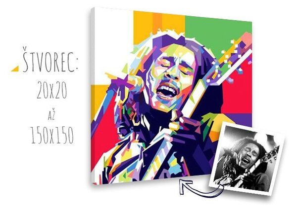 Tablou de perete de la POP Art / Dan Johannson XOBFOTO-DJS - 30x30 cm - 1 PERSOANĂ PE TABLOU