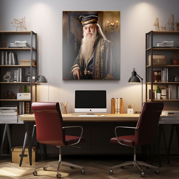 Tablou de perete din fotografie Albus Dumbledor - Înțelepciunea de la Hogwarts - 50x60 cm