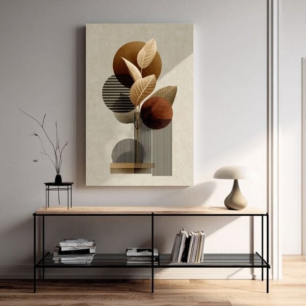 Tablou canvas Brown Twigs - Autumn Motif - 60x90 cm