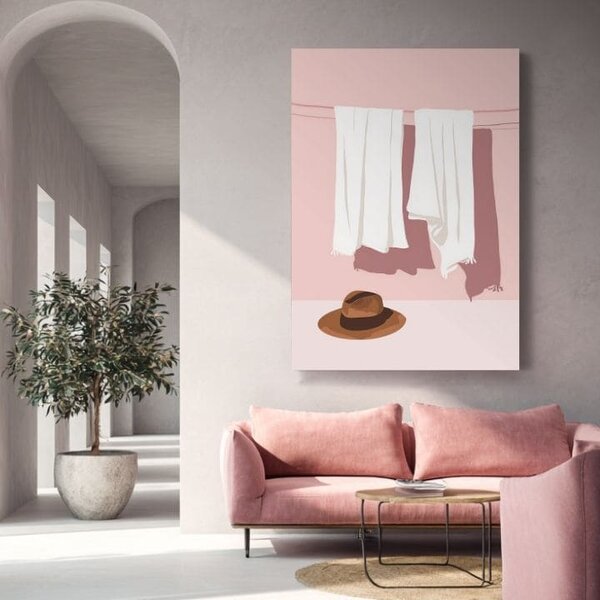 Tablou canvas Pastel Lin - Motivul modern - 60x90 cm