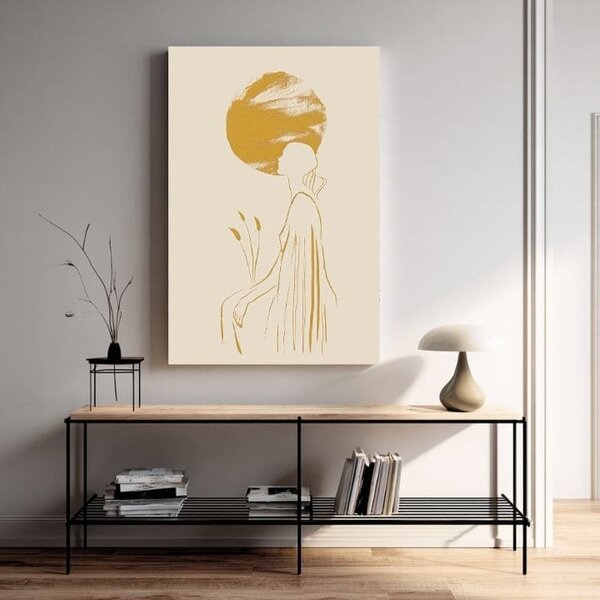 Tablou canvas Femeie în soare - Motiv fin - 60x90 cm