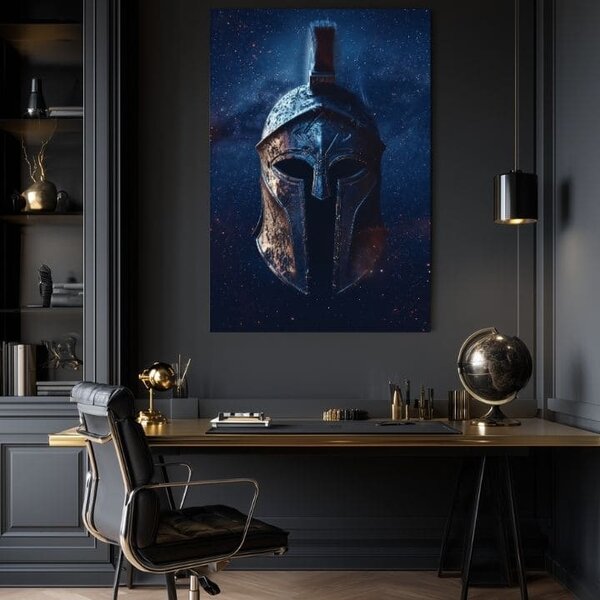 Tablou canvas SPARTAN WARRIOR - Simbol al curajului - 60x90 cm