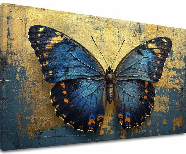 Tablou pictat manual fluturi Wings of Eternity - 100% original acrilic pictat - 40x60 cm