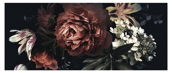 Tablou - Flori întunecate (120x50 cm)
