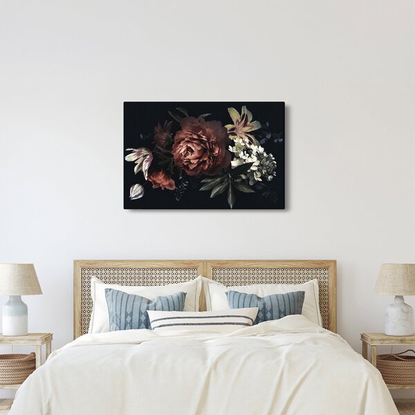 Tablou - Flori întunecate (90x60 cm)