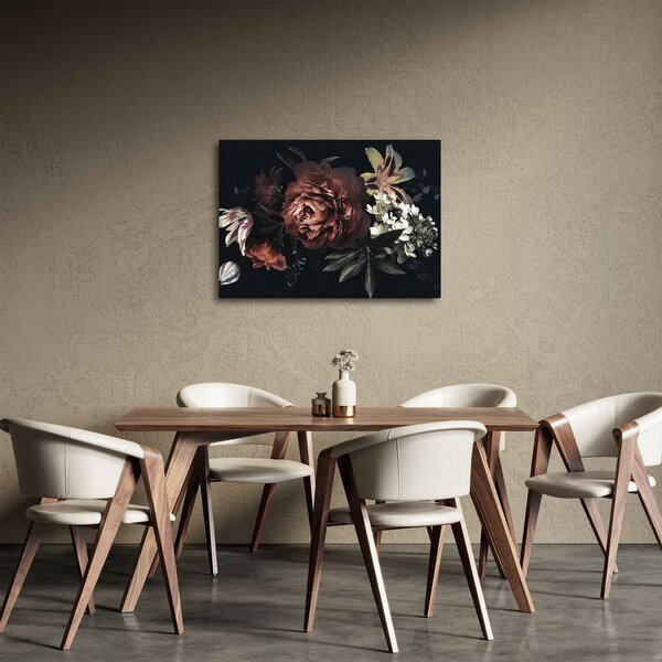 Tablou - Flori întunecate (70x50 cm)