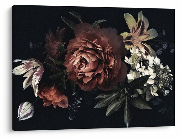 Tablou - Flori întunecate (70x50 cm)