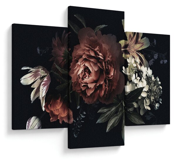 Tablou - Flori întunecate (90x60 cm)