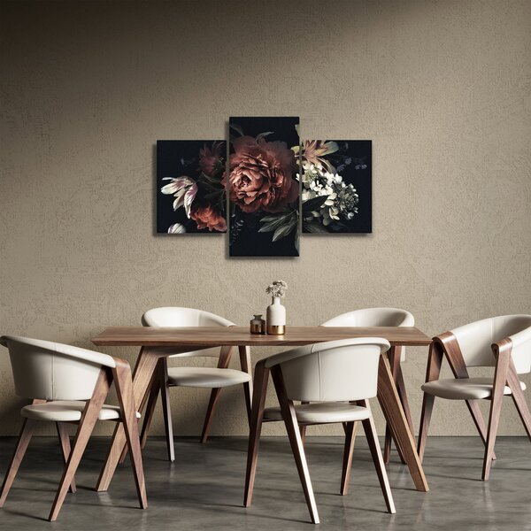 Tablou - Flori întunecate (90x60 cm)