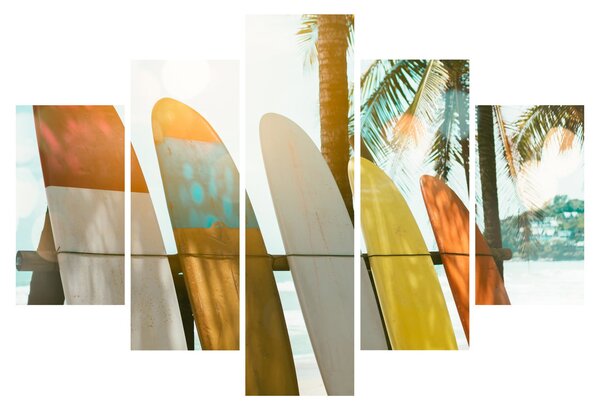 Tablou - Plăci de surf (150x105 cm)