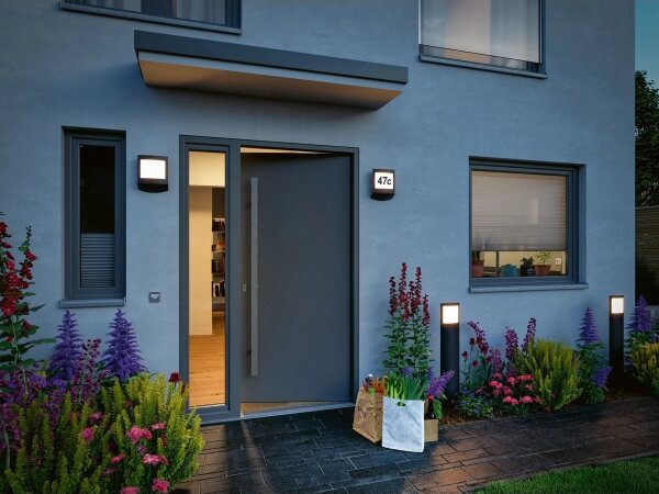 Paulmann 94514 - LED/8,5W IP44, corp iluminat reglabil pentru număr de casă PADEA 230V