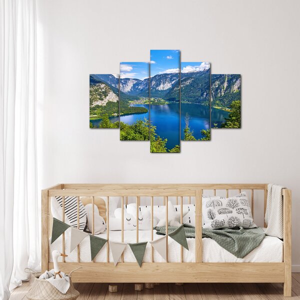 Tablou - Lacul Hallstatt, Hallstatt, Austria (150x105 cm)