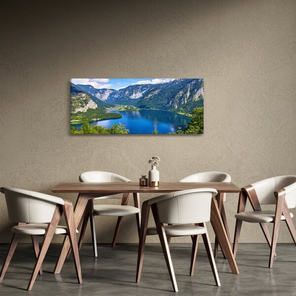 Tablou - Lacul Hallstatt, Hallstatt, Austria (120x50 cm)
