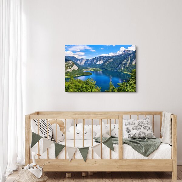 Tablou - Lacul Hallstatt, Hallstatt, Austria (90x60 cm)