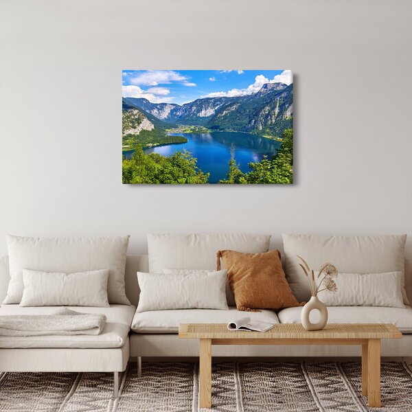 Tablou - Lacul Hallstatt, Hallstatt, Austria (90x60 cm)