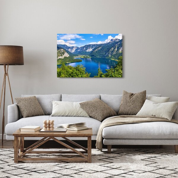 Tablou - Lacul Hallstatt, Hallstatt, Austria (90x60 cm)