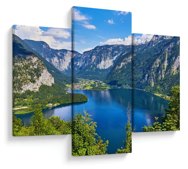 Tablou - Lacul Hallstatt, Hallstatt, Austria (90x60 cm)