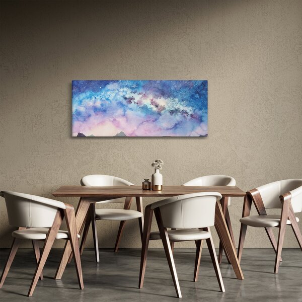 Tablou - Calea lactee, aquarel (120x50 cm)