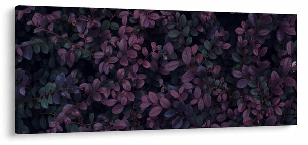 Tablou - Frunze roșu închis (120x50 cm)