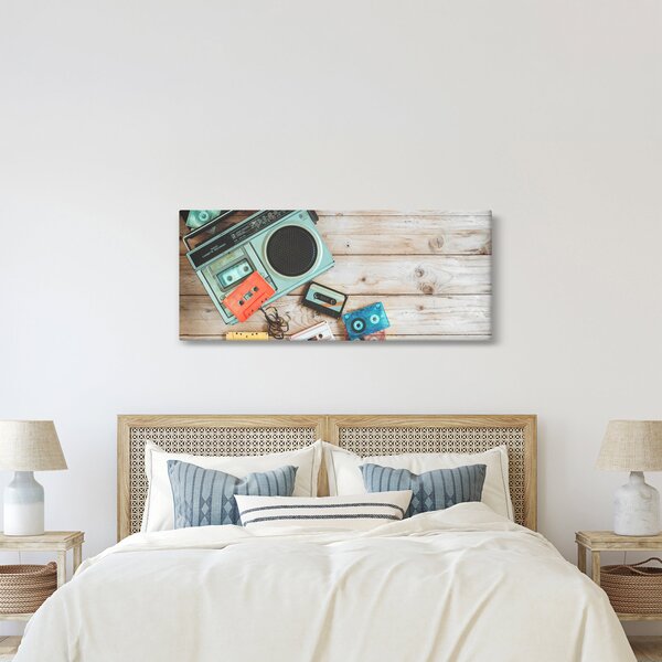 Tablou - Radio retro (120x50 cm)