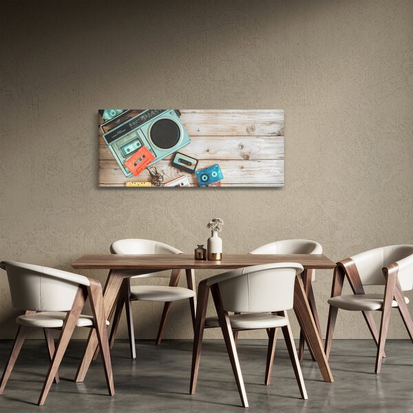 Tablou - Radio retro (120x50 cm)