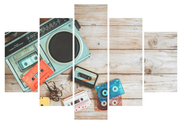 Tablou - Radio retro (150x105 cm)