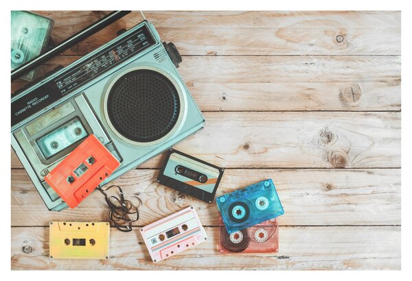 Tablou - Radio retro (90x60 cm)