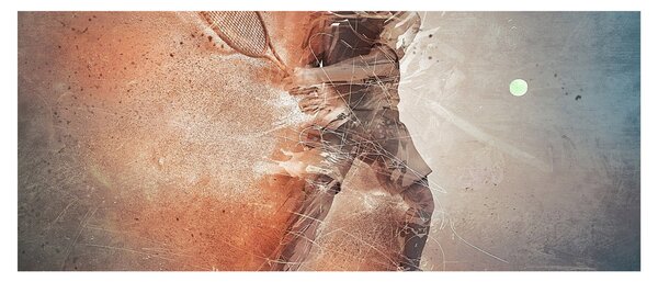 Tablou - Jucător de tenis (120x50 cm)