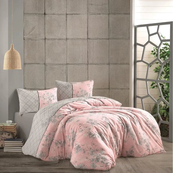 Lenjerie de pat bumbac satinat 2 persoane,homs,serie H280,00064