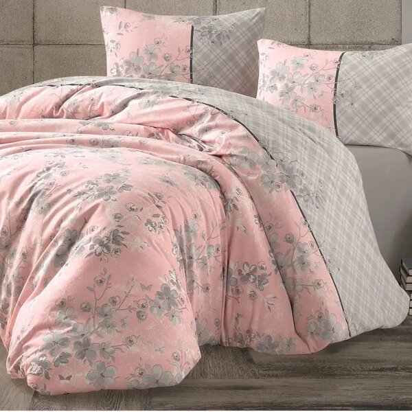 Lenjerie de pat bumbac satinat 2 persoane,homs,serie H280,00064