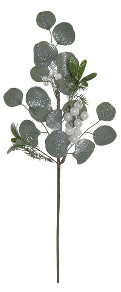Ramura decorativa Eucalipt verde 22x57 cm