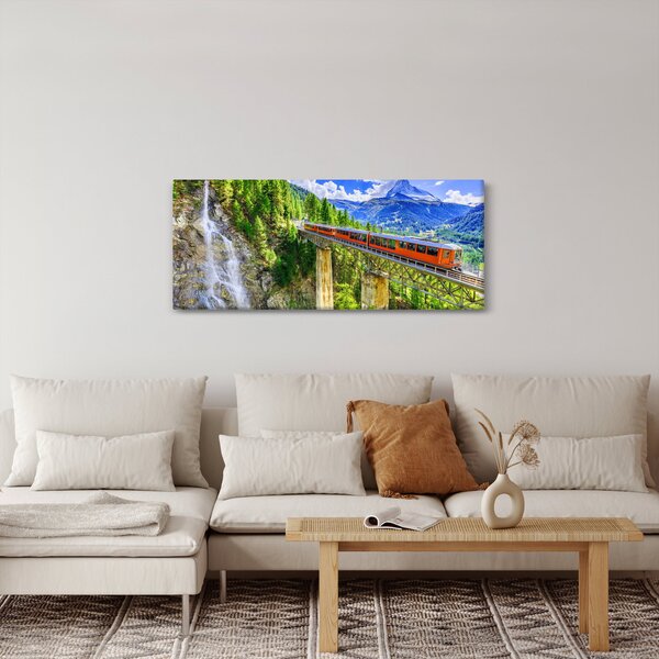Tablou - Matterhorn, Zermatt, Valais, Elveția (120x50 cm)