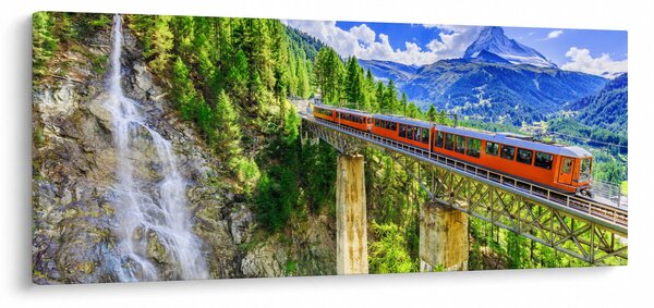 Tablou - Matterhorn, Zermatt, Valais, Elveția (120x50 cm)