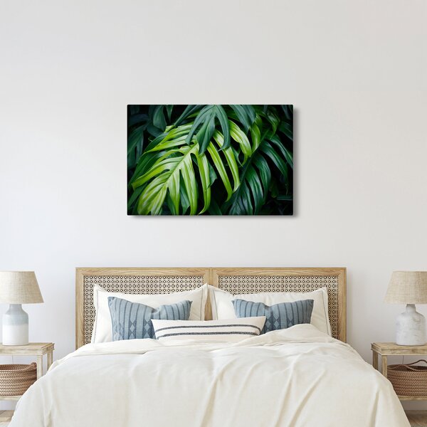Tablou - Frunze tropicale (90x60 cm)