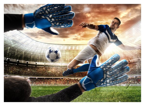 Tablou - Fotbalist (70x50 cm)