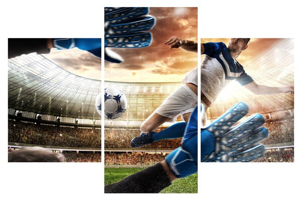 Tablou - Fotbalist (90x60 cm)