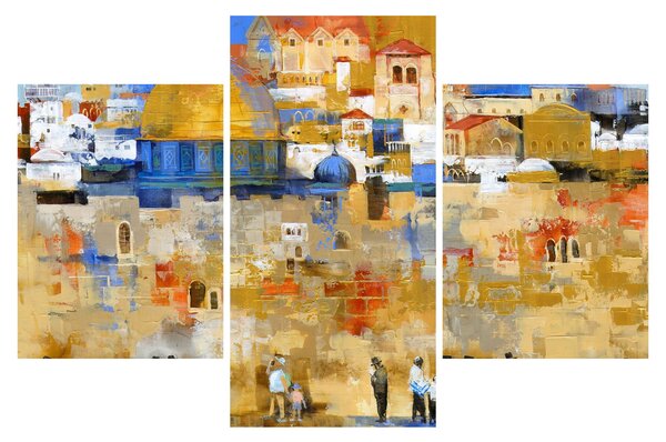 Tablou - Zidul plângerii, Ierusalim, Israel (90x60 cm)