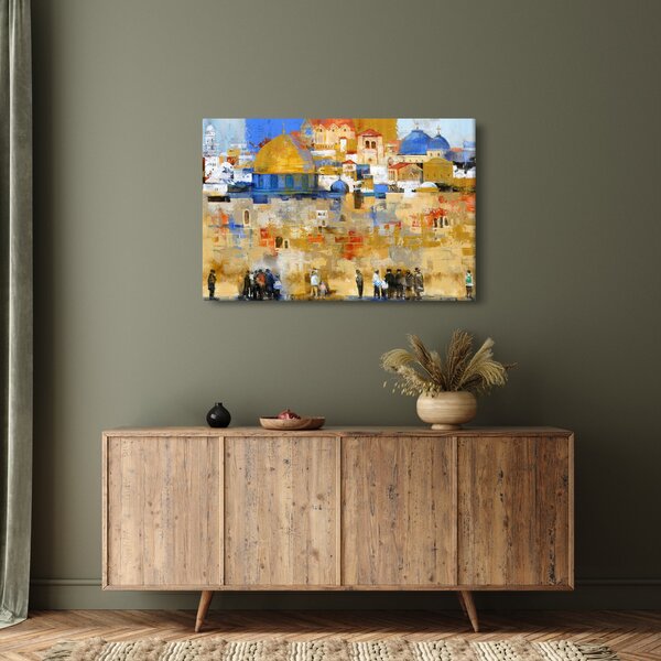 Tablou - Zidul plângerii, Ierusalim, Israel (90x60 cm)