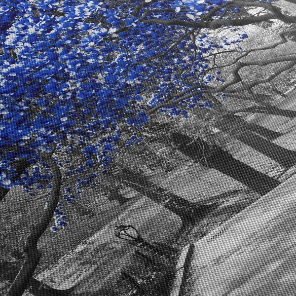 Tablou - Copaci albaștri Central Park, New York (90x60 cm)