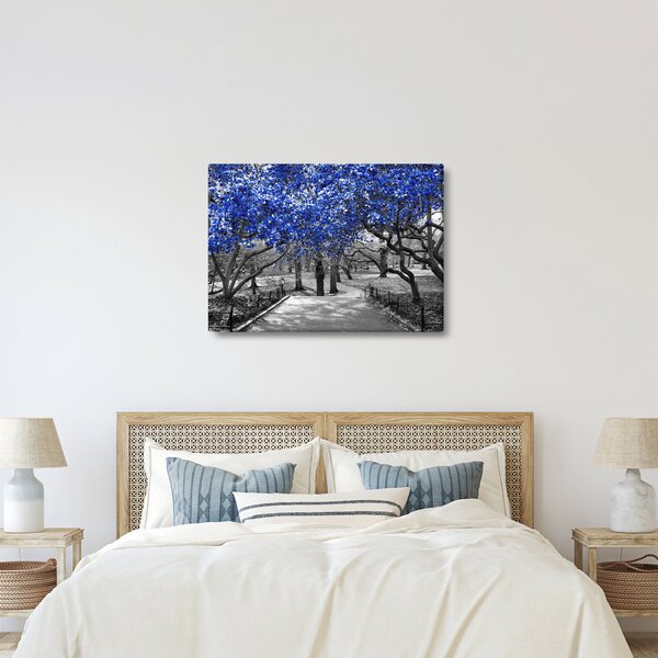 Tablou - Copaci albaștri Central Park, New York (70x50 cm)