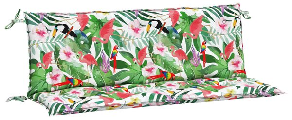 Perne bancă de grădină, 2 buc., multicolor, 150x50x7cm, textil