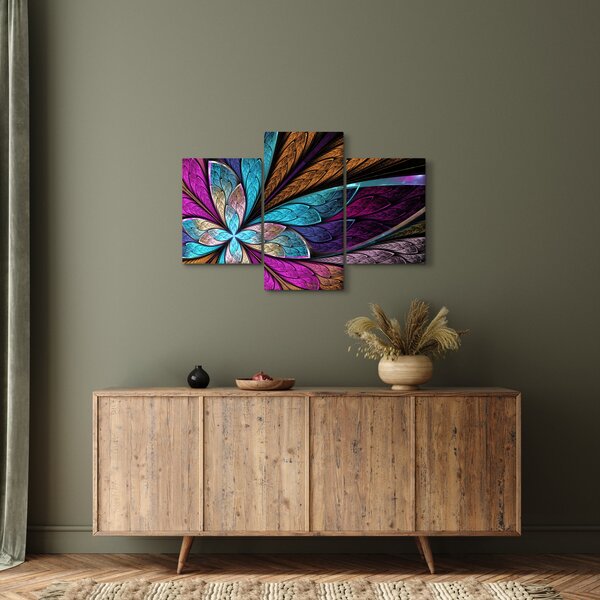 Tablou - Floare, abstracție (90x60 cm)