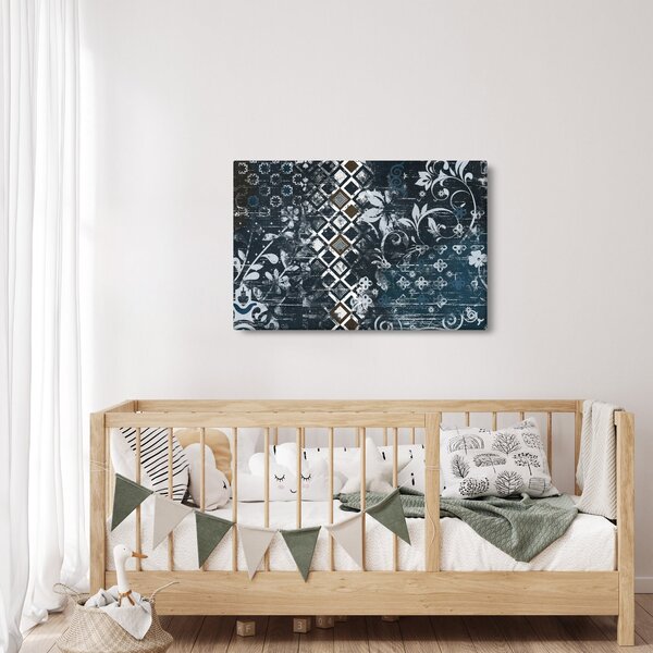 Tablou - Decorațiuni flori (90x60 cm)