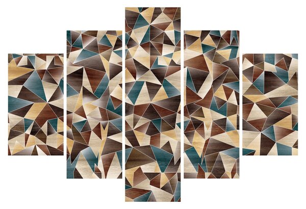 Tablou - Triunghiuri (150x105 cm)