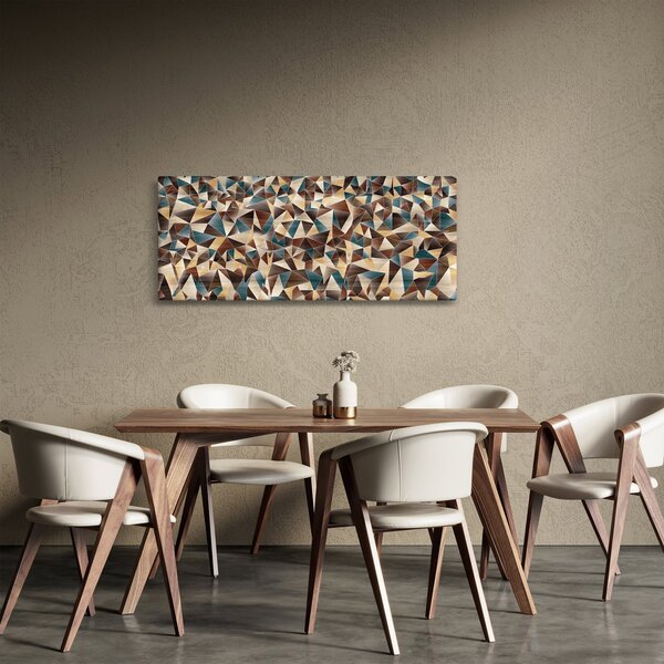 Tablou - Triunghiuri (120x50 cm)