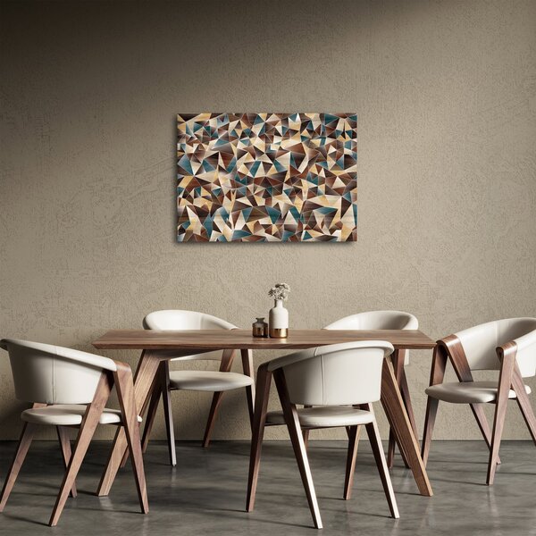 Tablou - Triunghiuri (70x50 cm)