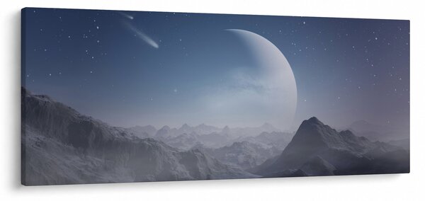 Tablou - Cer deasupra stâncilor (120x50 cm)