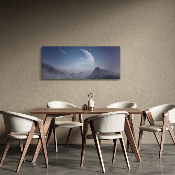Tablou - Cer deasupra stâncilor (120x50 cm)